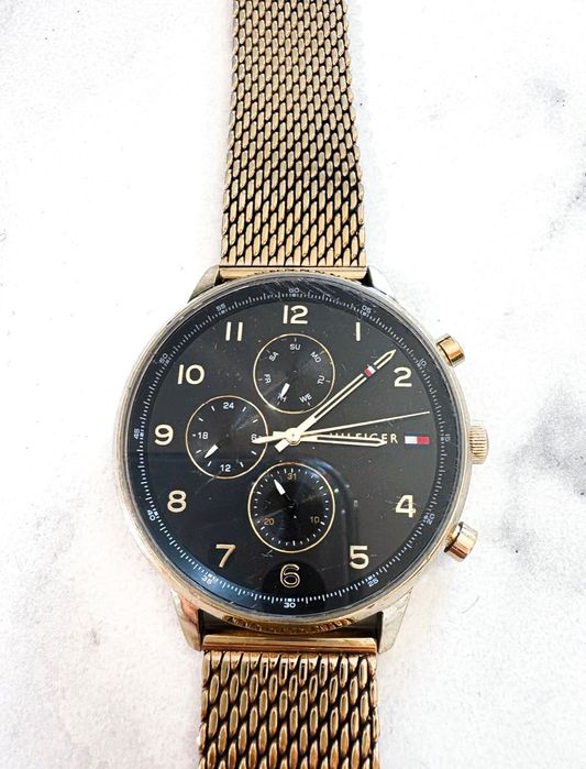 Zegarek Tommy Hilfiger złoty męski