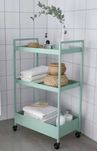 IKEA NISSAFORS Wózek kuchenny zielony 50.5x30x83 cm