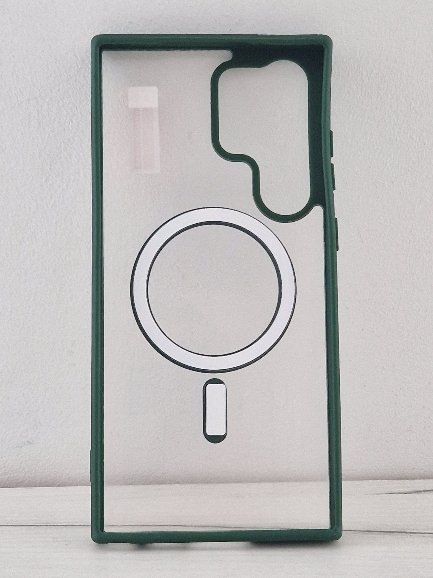 Acrylic Color Magsafe Case do Samsung Galaxy S23 Ultra zielony
