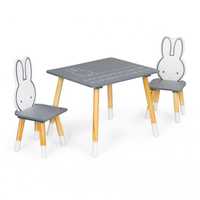 Stół stolik +2 krzesła meble dla dzieci zestaw