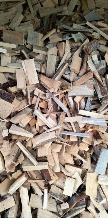 Worek opału, drewno opałowe mieszane