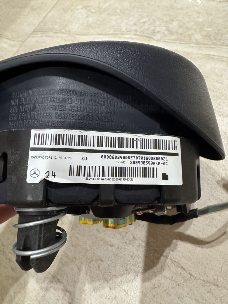 Airbag Mercedes w166 w292 Gle, glc x253, e, a, b, v class руль