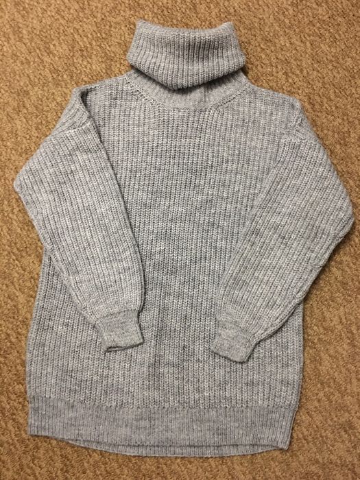 Свитер/платье/туника женский теплый размер где то 48-54 есть замер