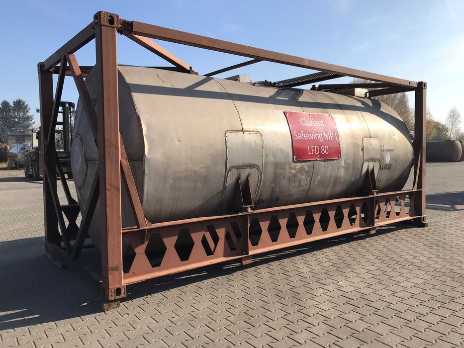 Zbiornik nierdzewny KO 20 000- 20m3- 20000l-TankKontener cysterna kwas