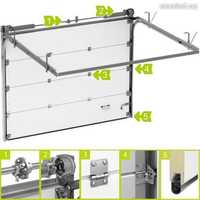Секционные гаражные, промышленные ворота. Автоматика для ворот