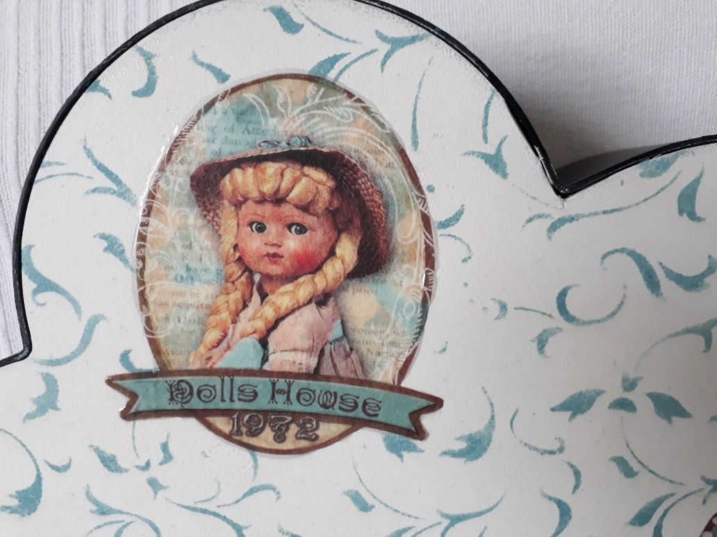 Niepowtarzalna lampka dla dziecka ręczne zdobienie decoupage