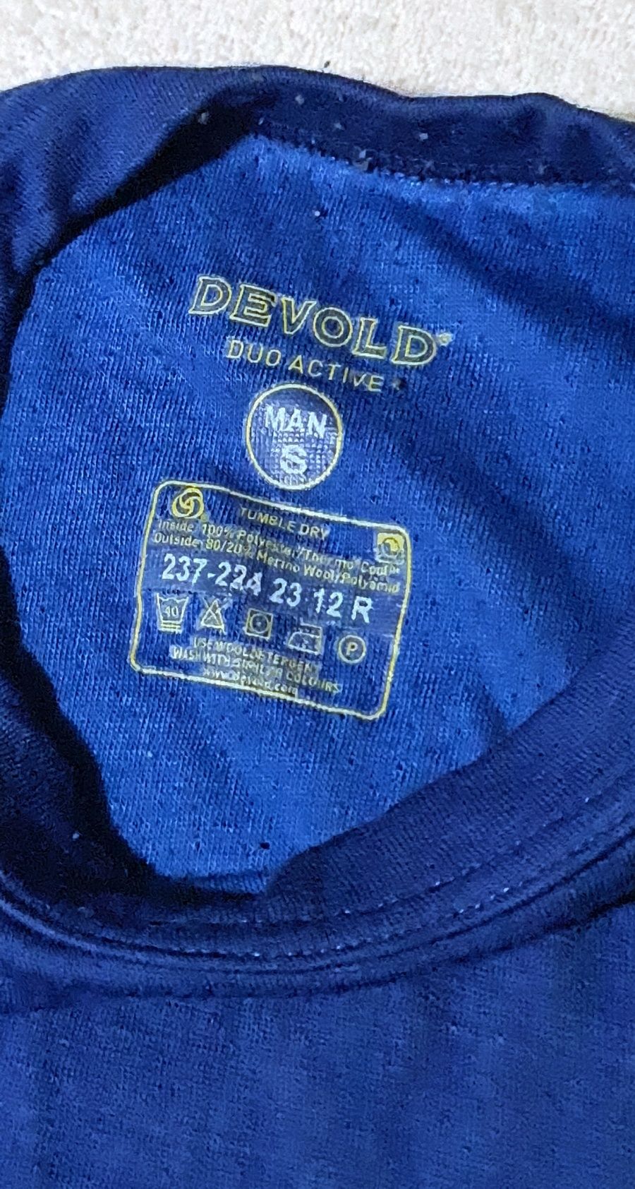 Bluzka podkoszulek termiczny damski DEVOLD r. S Merino Wool wełniana