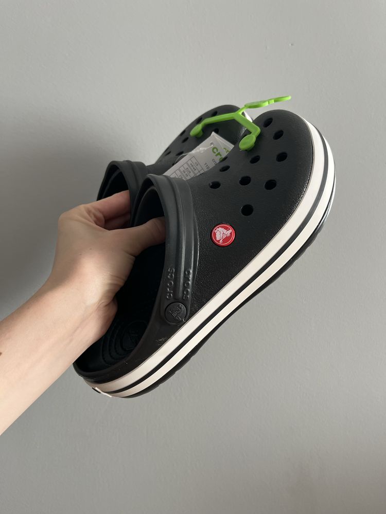 Крокси крокбенд чорні crocband black уцінка