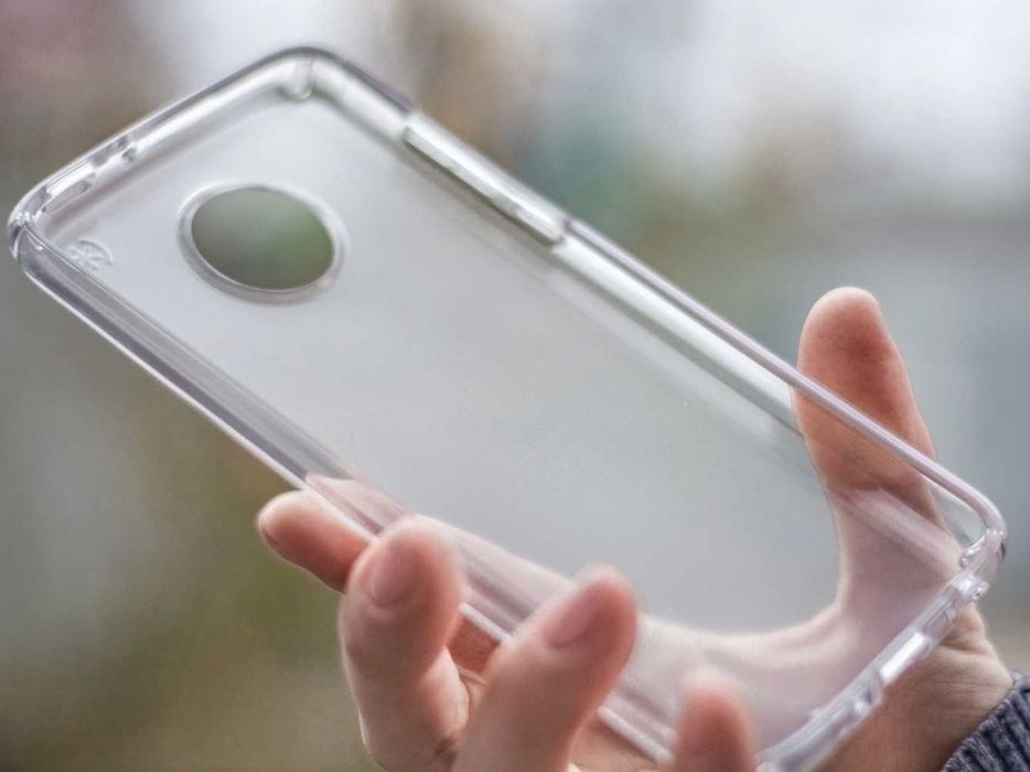 Чохол для Motorola Moto Z4 Speck Presidio Stay Clear прозорий