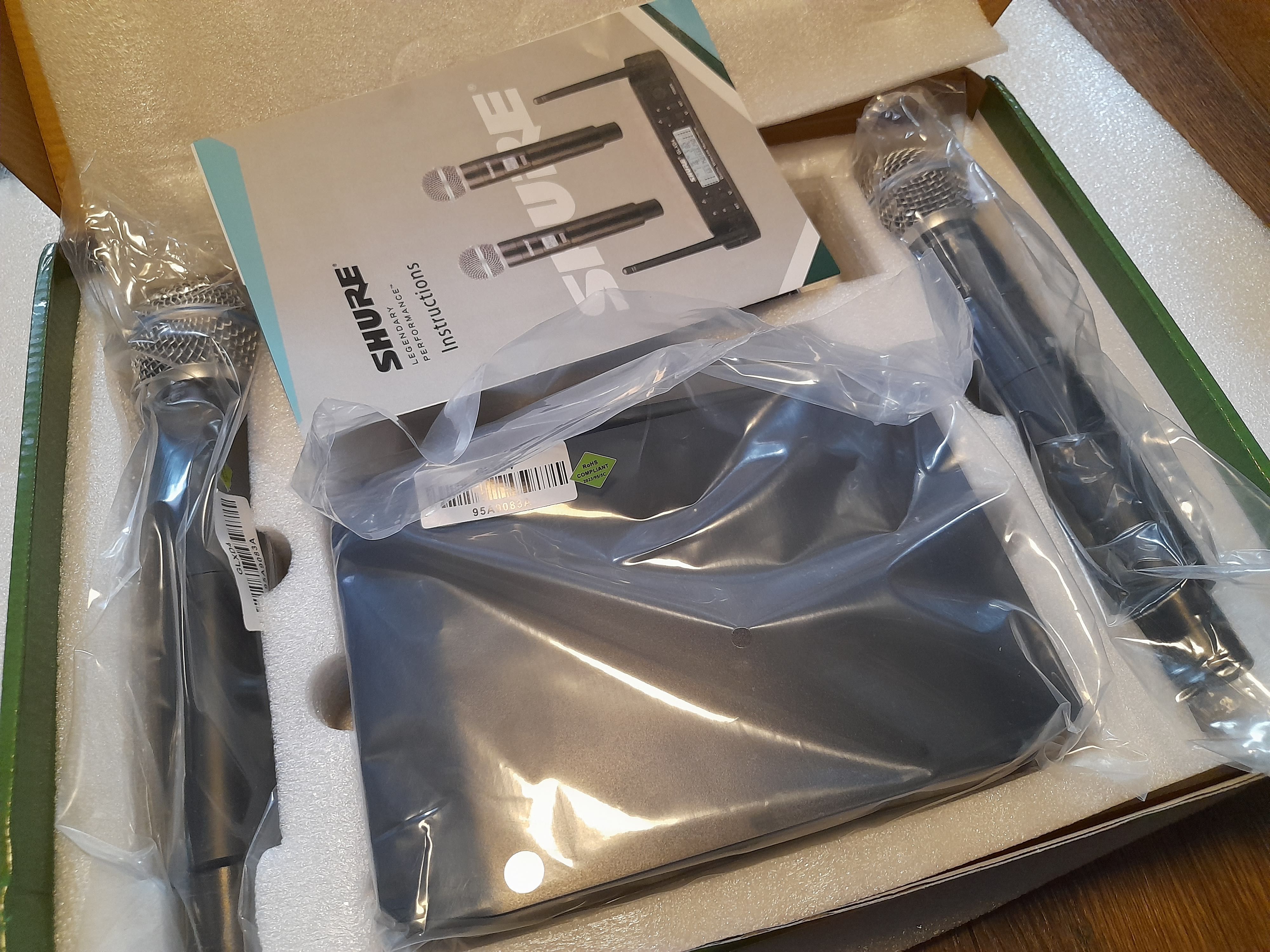 GLXD4 BETA58A Shure podwójny system mikrofonów bezprzewodowych
