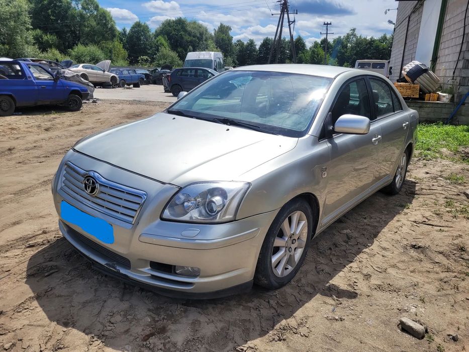 TOYOTA AVENSIS T25 SEDAN 1C0 maska pokrywa silnika klapa bagażnika zderzak lampa reflektor pas przedni stop lampy