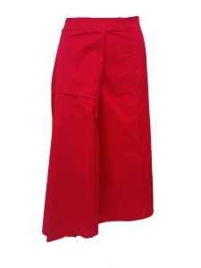Mint & Berry rozkloszowana czerwona spódnica r. 38