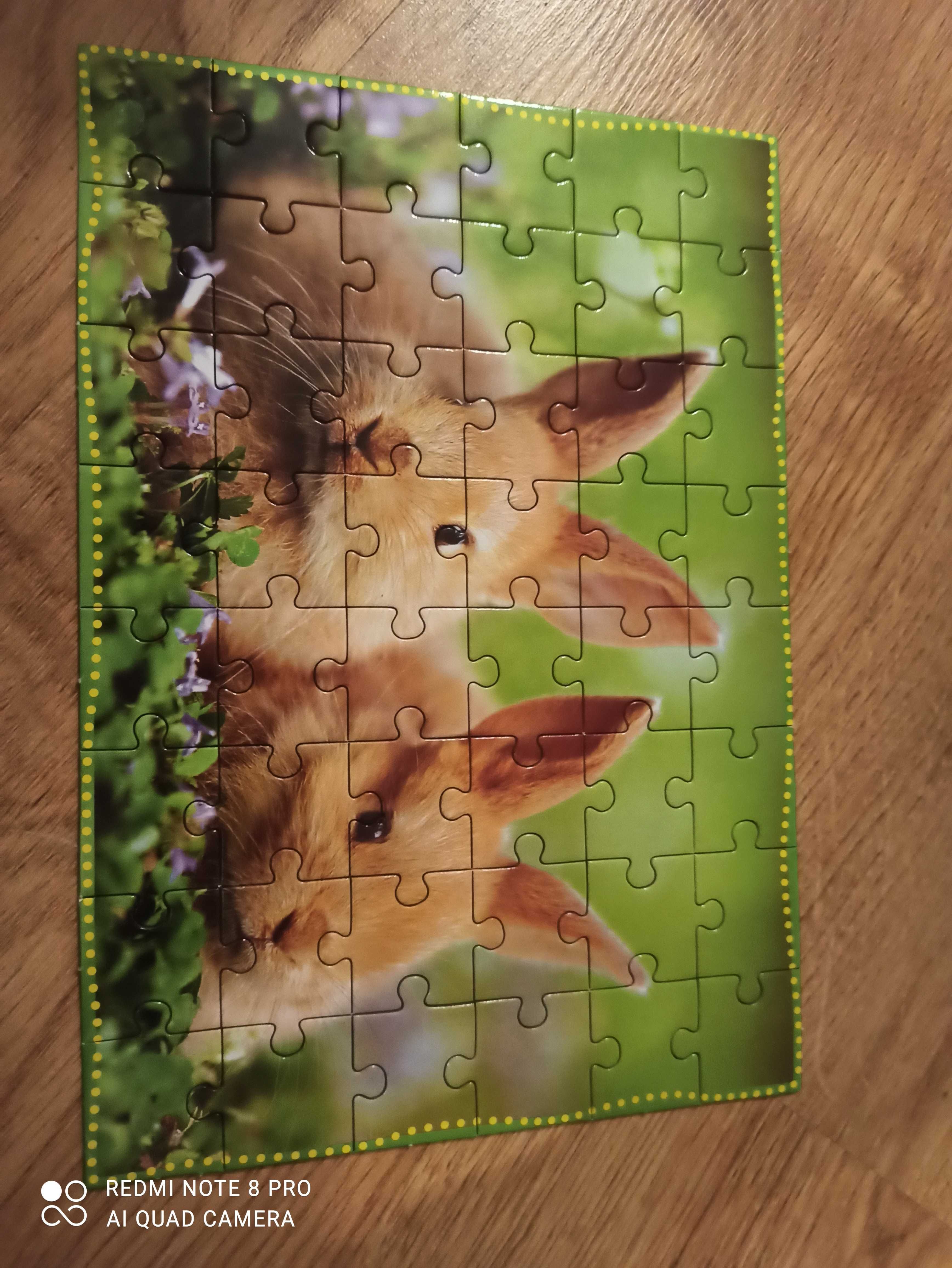Książka z puzzlami- zwierzęta domowe