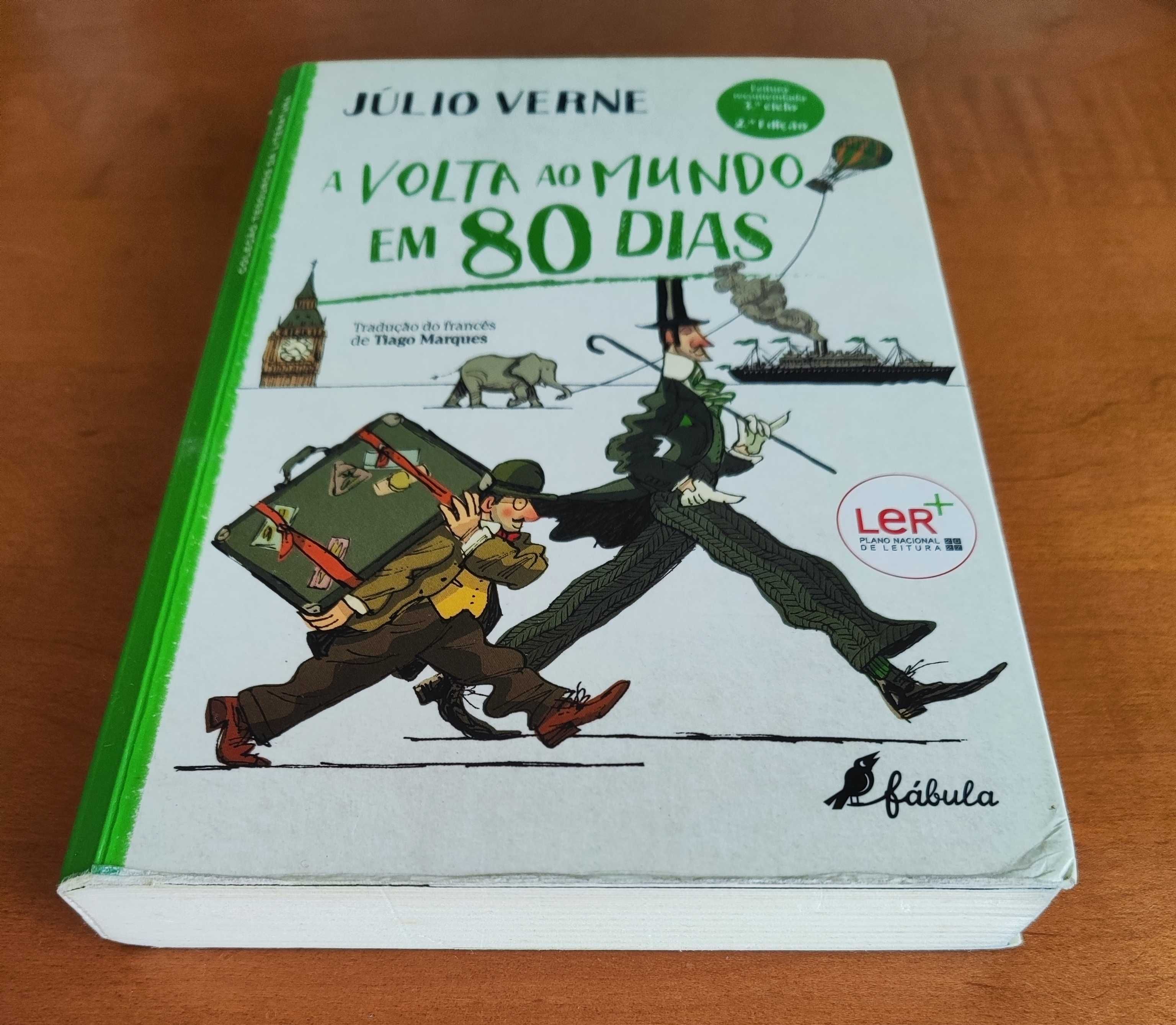 Livro "A Volta ao Mundo em 80 Dias" - Júlio Verne