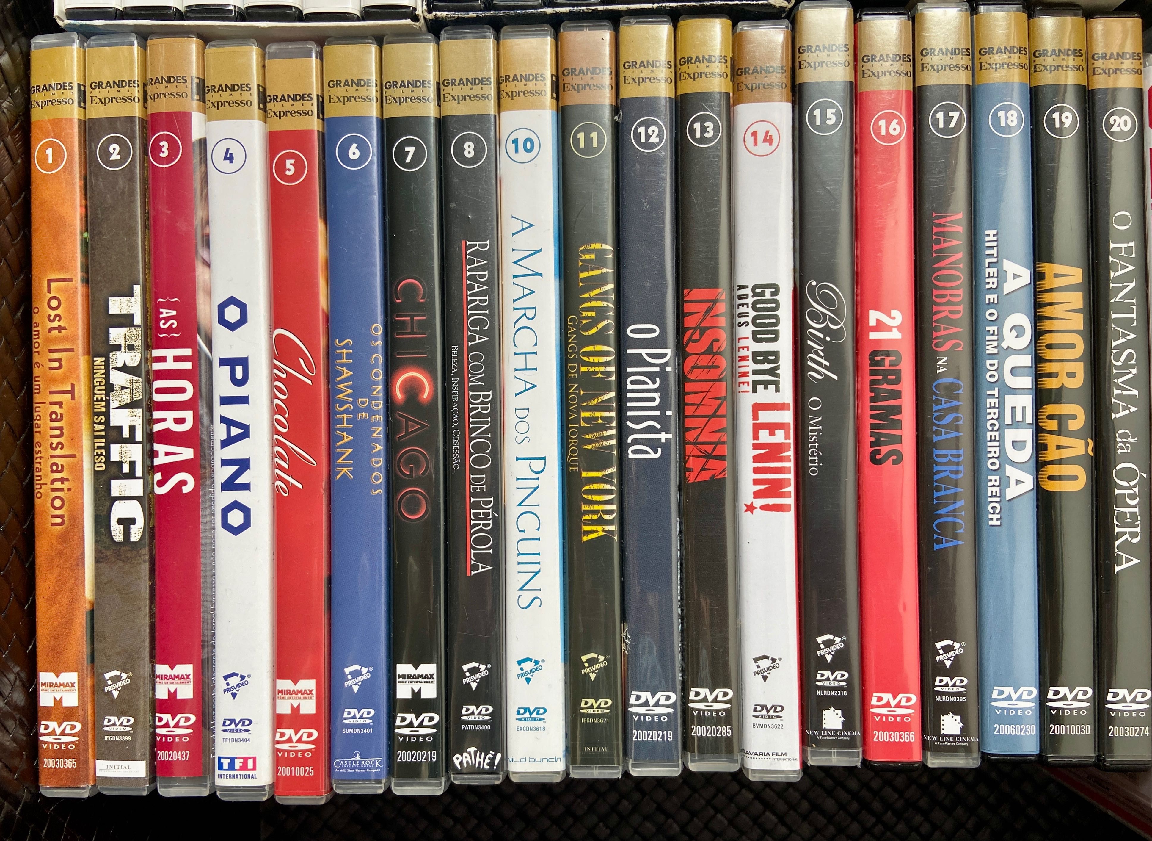 DVD - filmes, séries e documentários