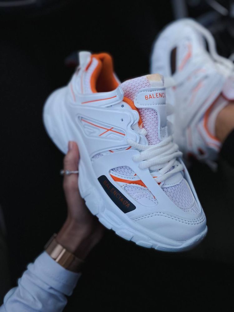 Buty Balenciaga Track White Orange