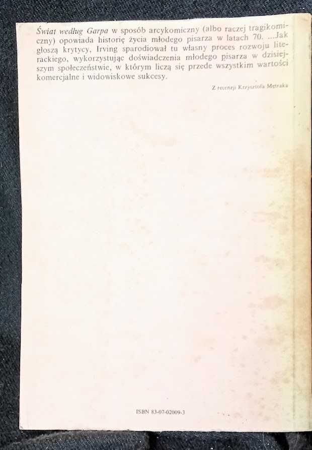Świat według Garpa - John Irving