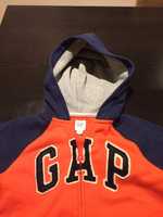 Sweat infantil de fecho e carapuço da GAP