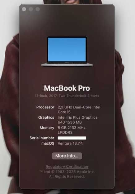 MacBook Pro 13” 2017