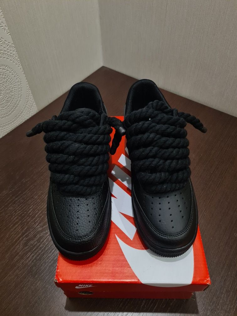 43 Nike air force 1 rope laces Black