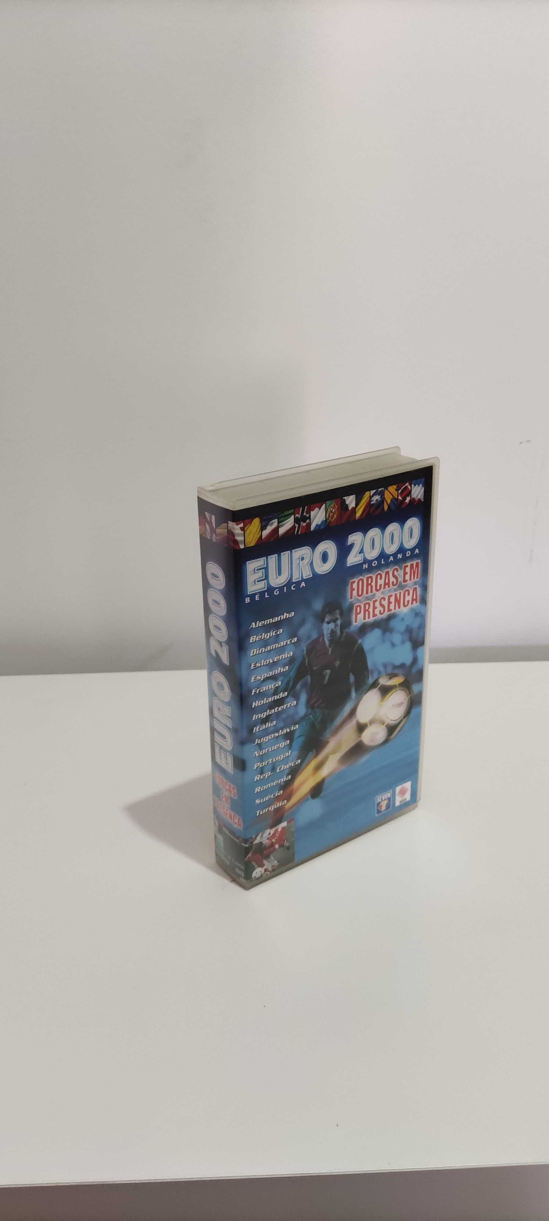 Casetes VHS filmes dos oscares e EURO 2000