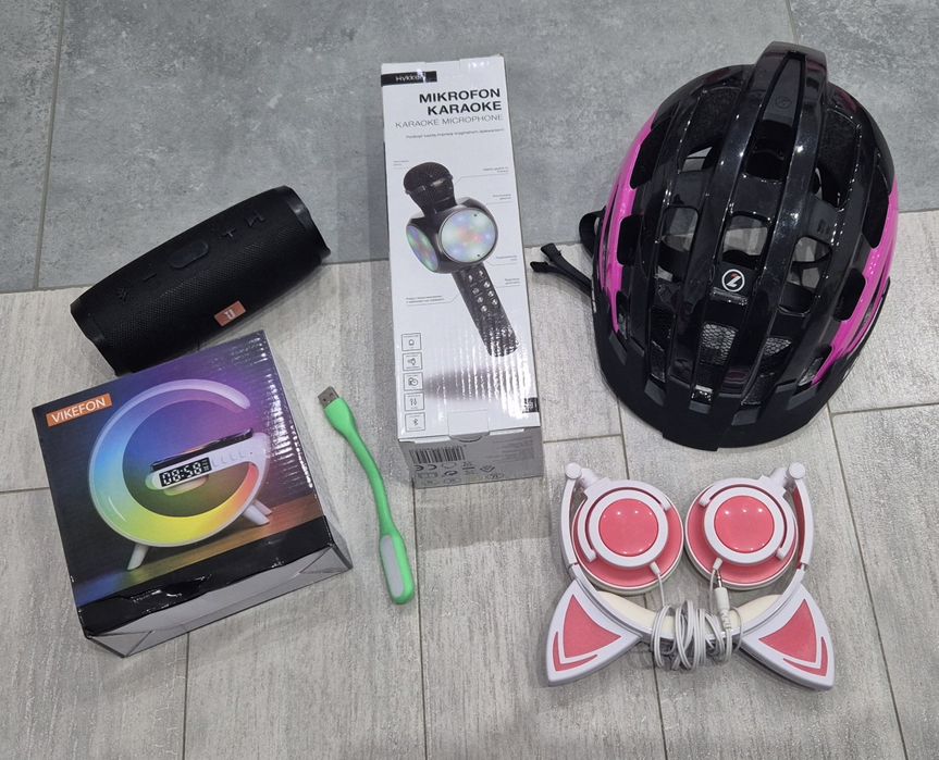Zestaw elektroniki + kask + GRATISY !