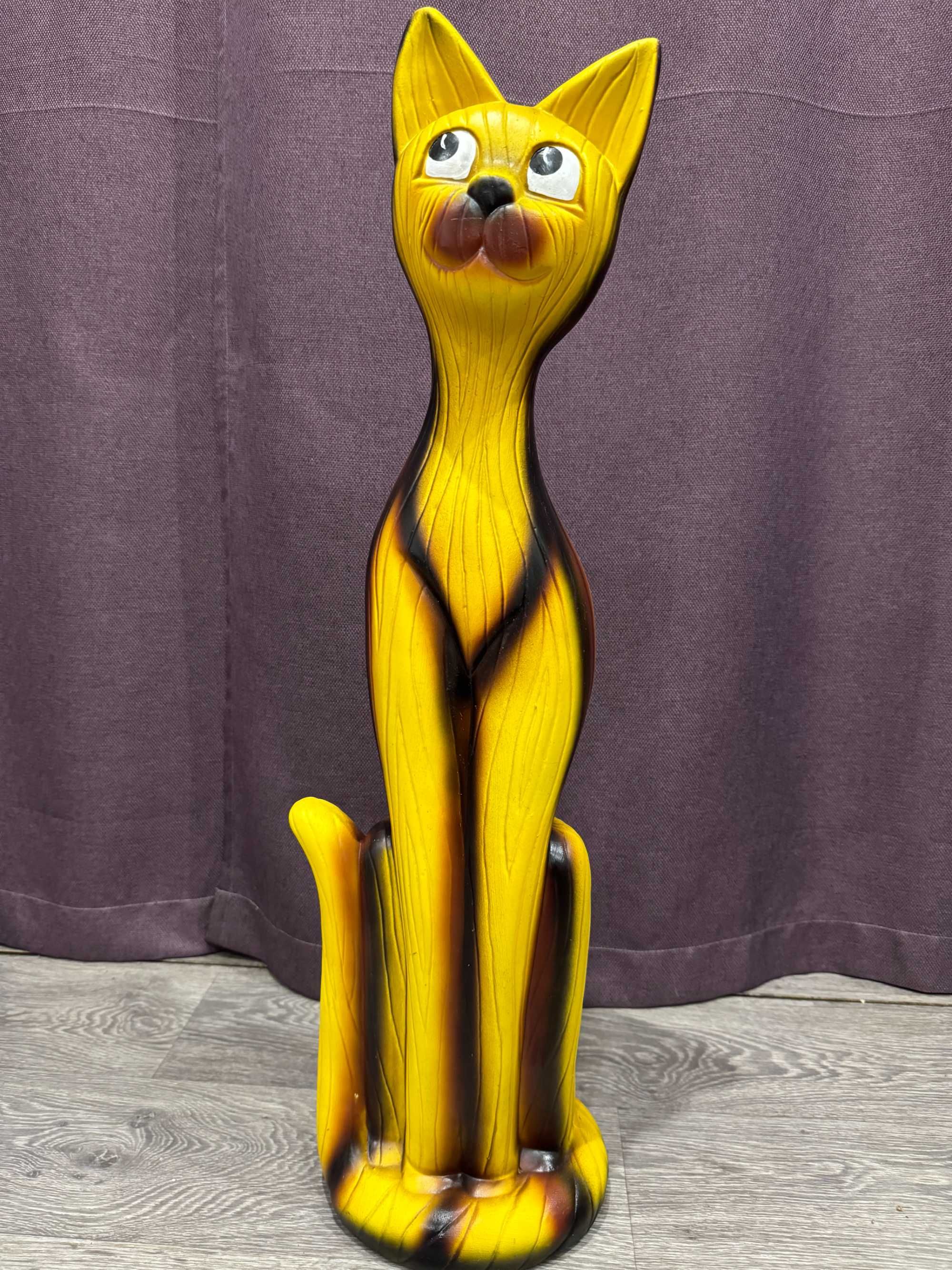 Керамическая статуэтка кот, высота 78 см
