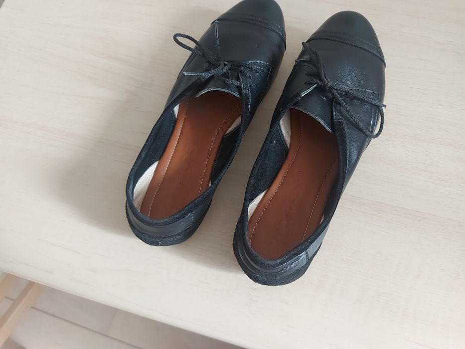 Кожаные туфли балетки Маркадис размер 36