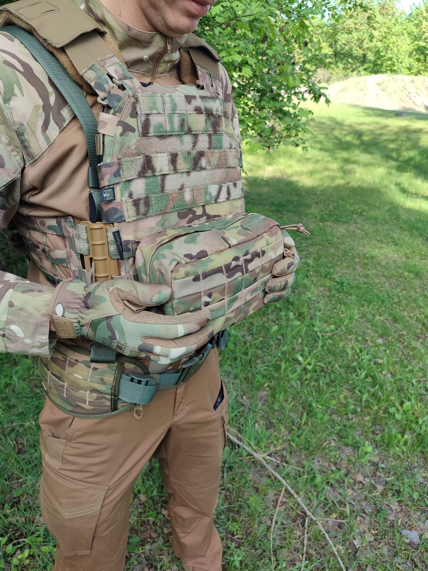 Підсумок тактичний сухарка горизонтальна подсумок військове спорядженн