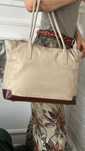 Torebka Prada Vintage. Kolor beige. Skóra