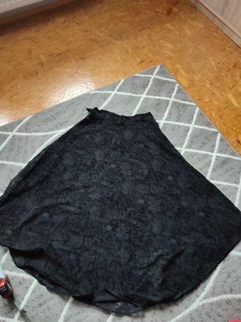 Czarna koronkowa spódnica narzutka :) M/ L