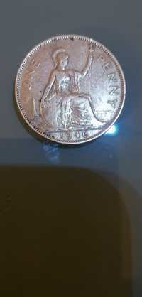 Moneta one penny 1946