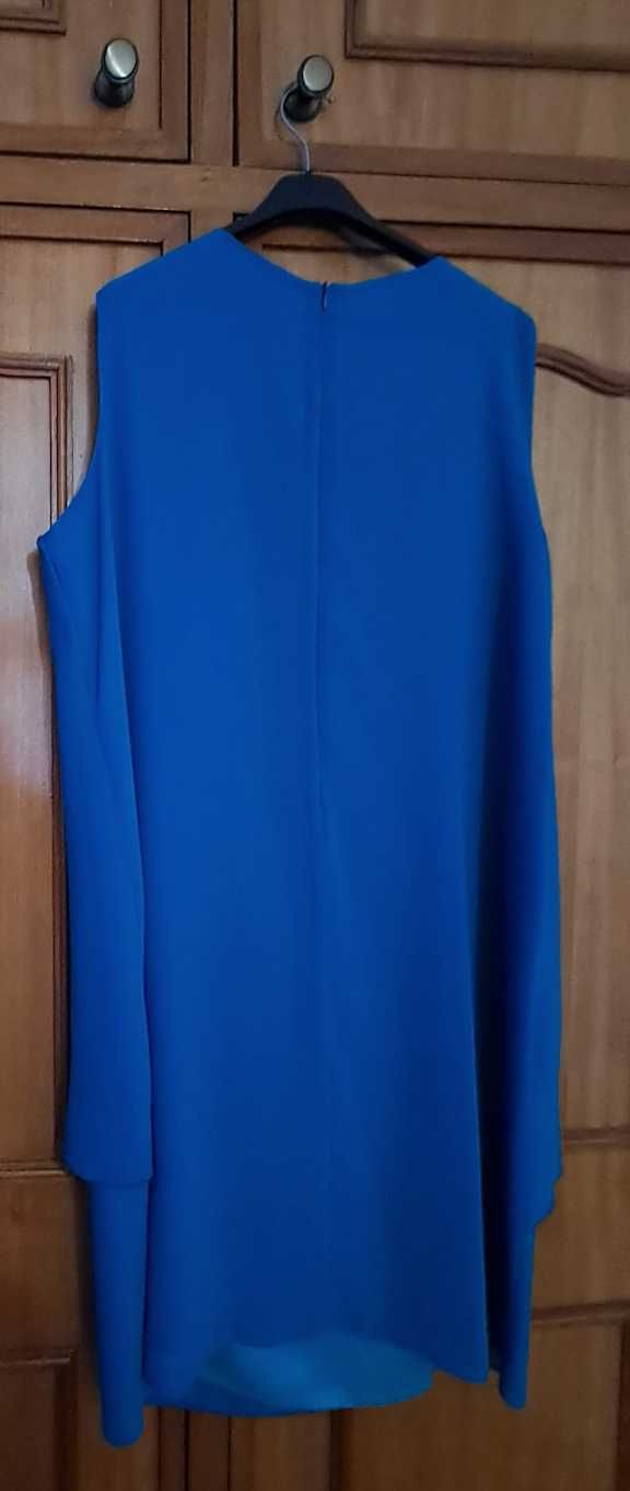 -- Última baixa preço -- Vestido Azul senhora tamanho 48 marca naciona