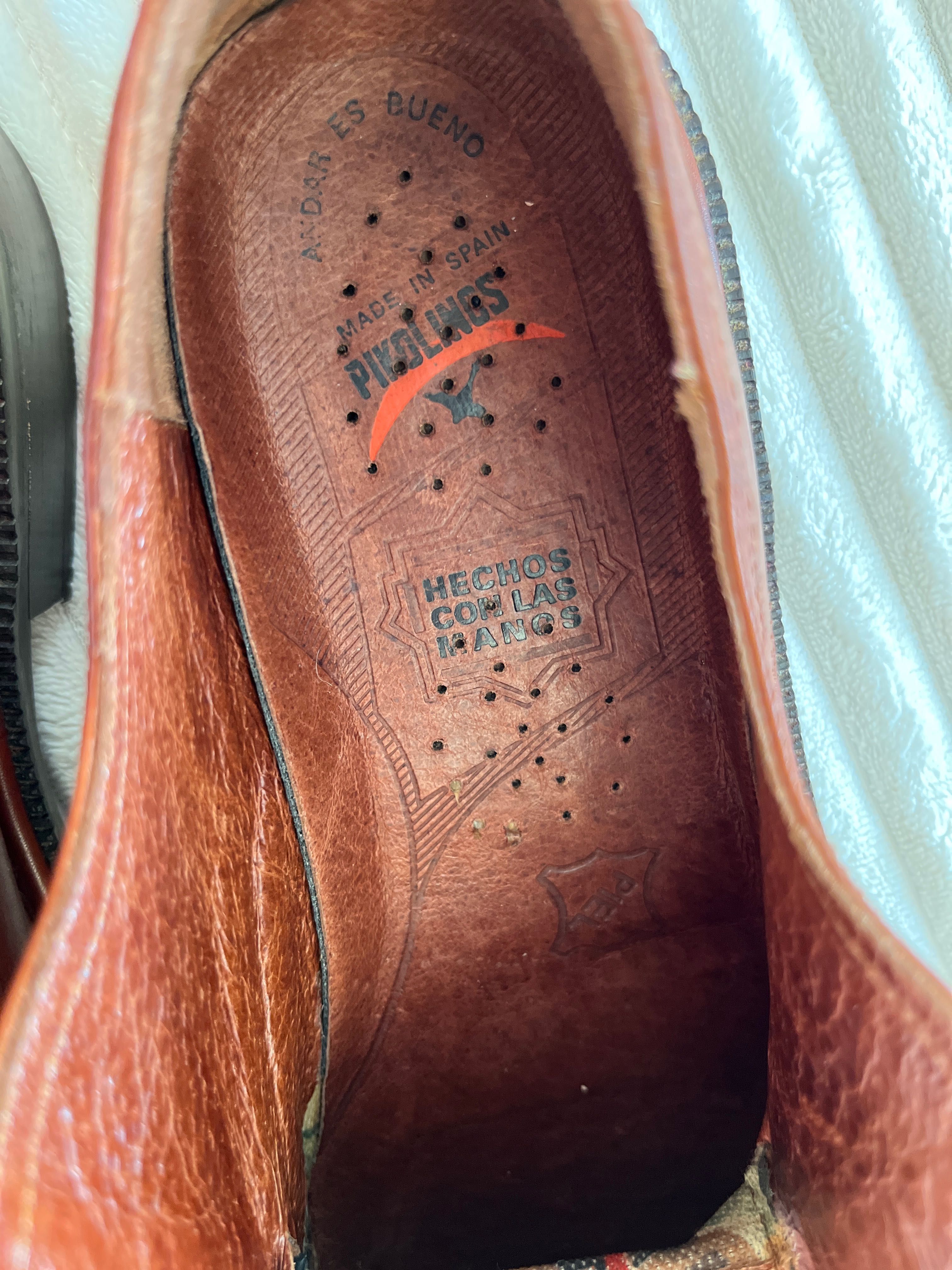 Pikolinos Made in Spain skórzane męskie półbuty rozm42/43