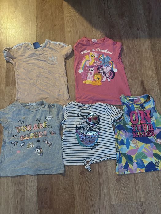 Bluzki krotki rekaw 122/128