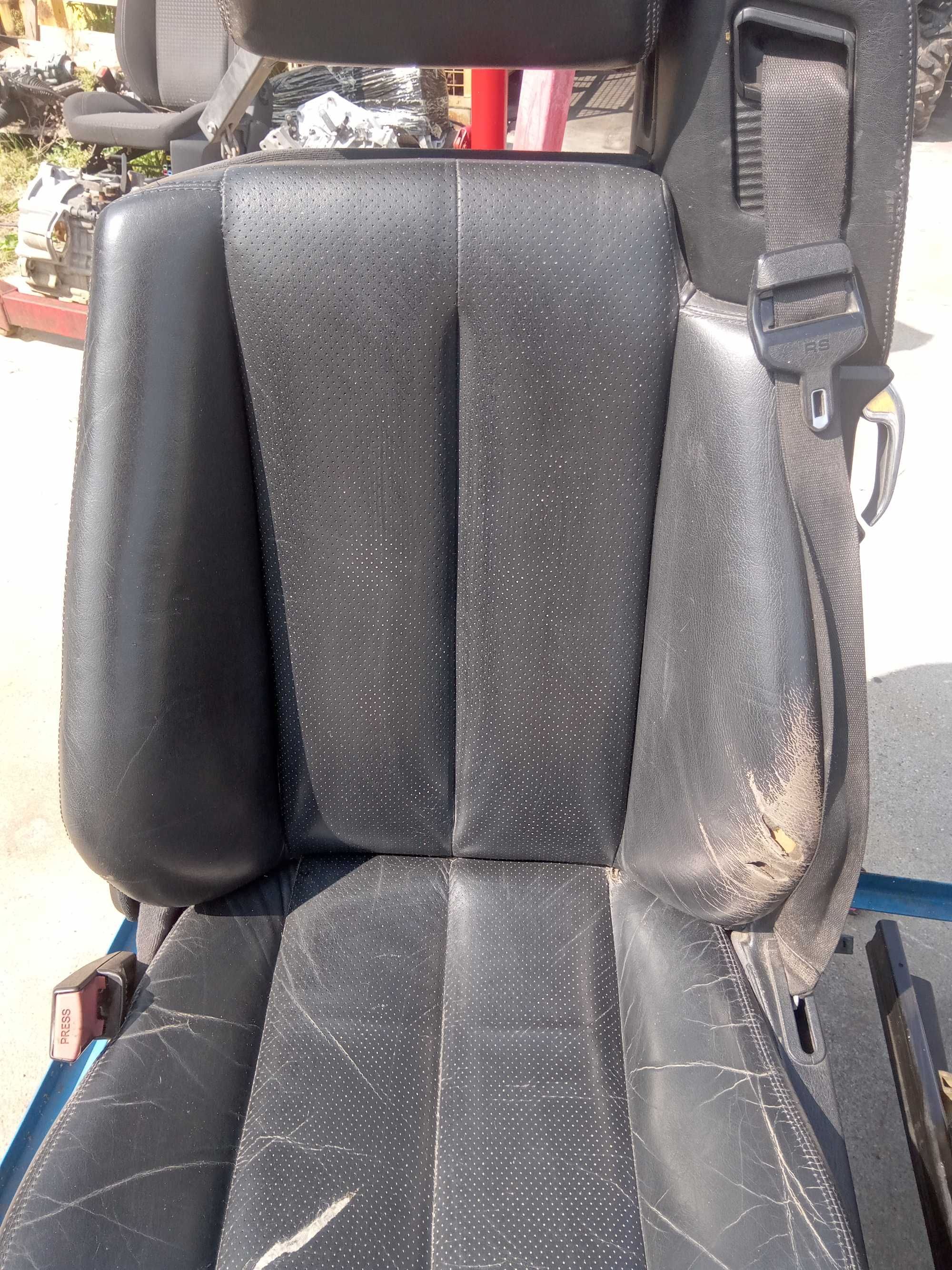 Fotel Kierowcy Lewy Mercedes SL R129 Czarna Skóra