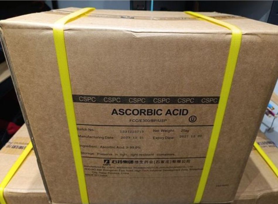 Kwas L-askorbinowy witamina c karton 25 kg