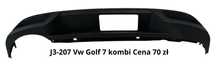 Vw Golf 7 kombi Dyfuzor spoiler zderzaka tył 5G9807568R  / Tiguan 2 5NN ALLSPACE 5NN807568A spoiler tylny  / 86671-N7CA0 Hyundai Tucson 4 dyfuzor tylny