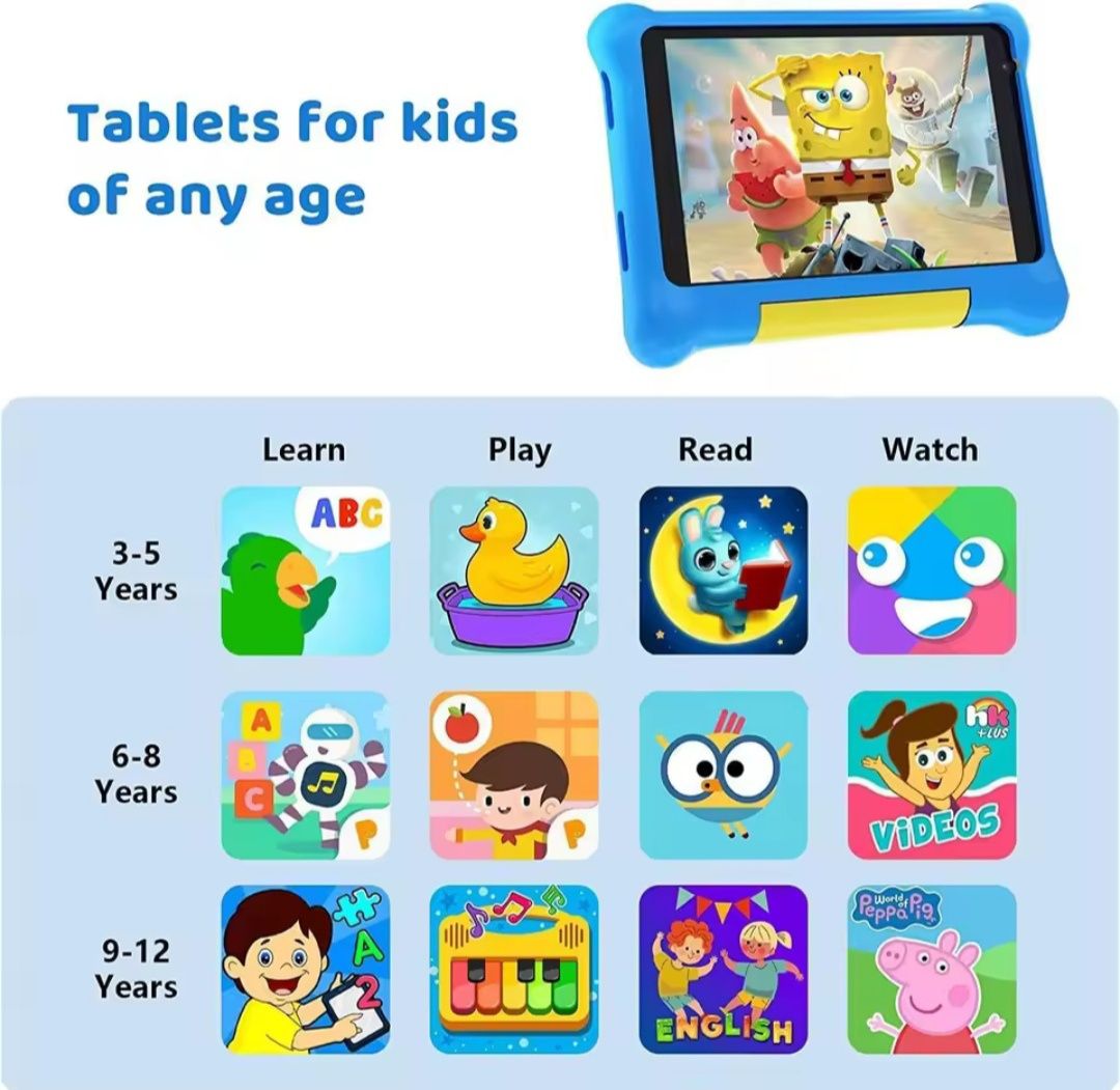 Tablet dla dzieci 7 cali Android 13 IPS