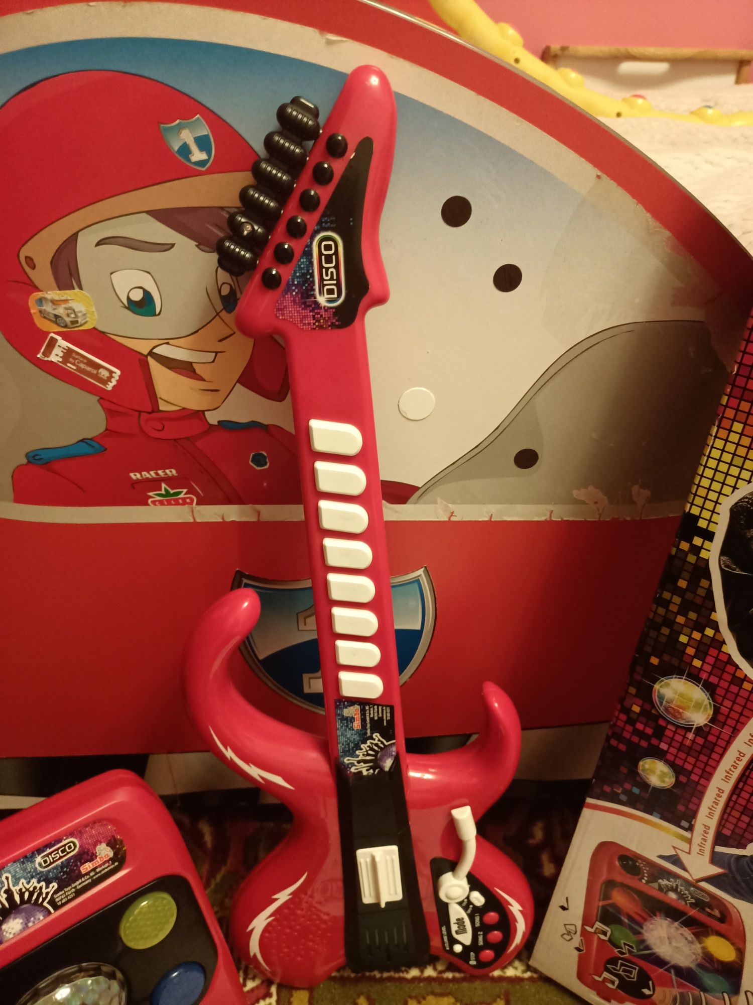 Гітара електро з диско-  колонкою, електрогітара, дитяча гітара