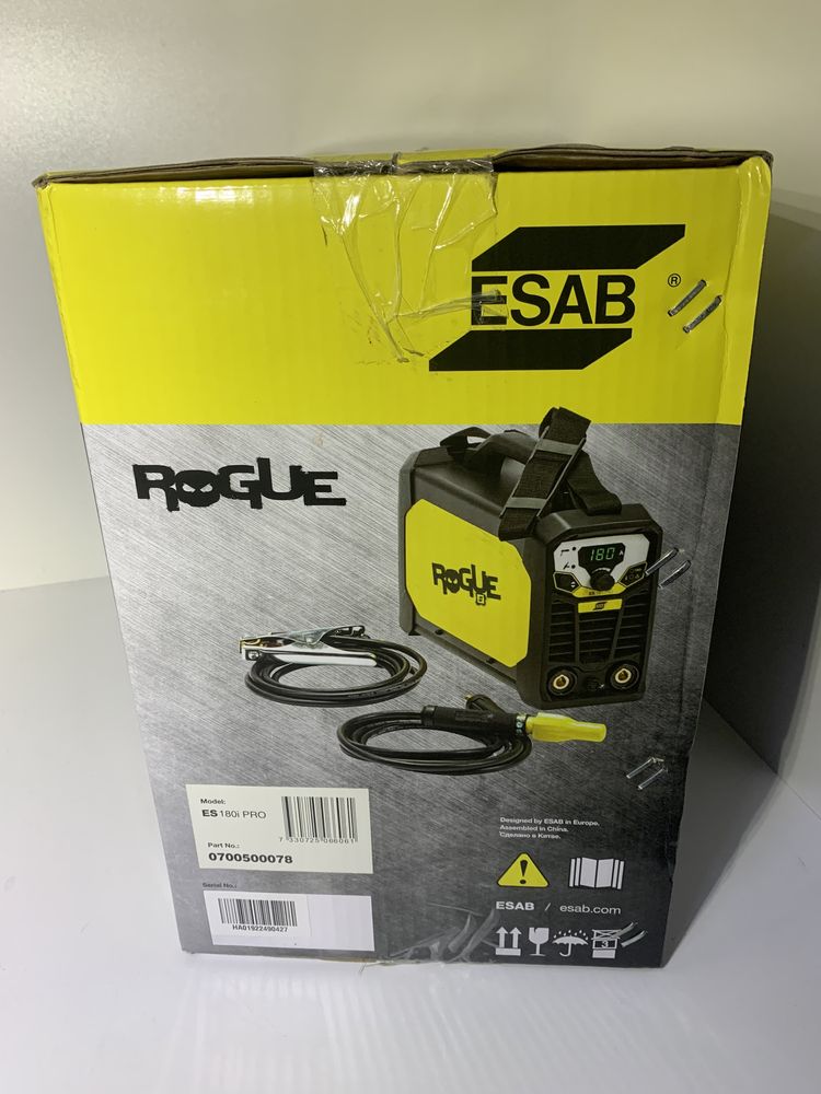 Зварювальний інвертор ESAB Rogue ES 180i PRO инверторная сварка Нова!