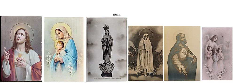 Arte Sacra – 51 Pagelas de Santos – Anos: De:1920 a 1949