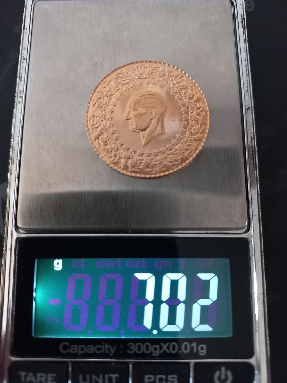 100 курушей 2022 монета золото