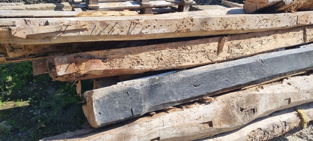 Lote de vigas madeira antigas