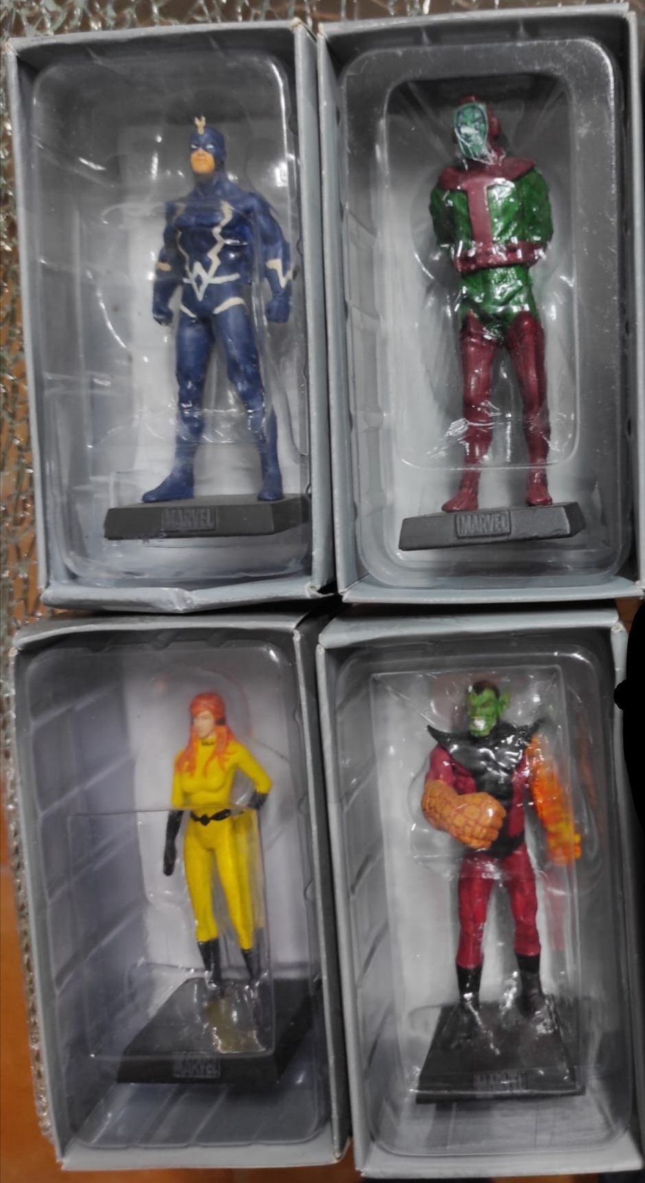 Miniaturas de chumbo dc marvel eaglemoss planeta deagostini