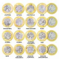 Zestaw 16 monet Olimpiada Rio De Janeiro 2016