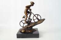 KOLARZ kolarstwo rzeźba z brązu figura brąz