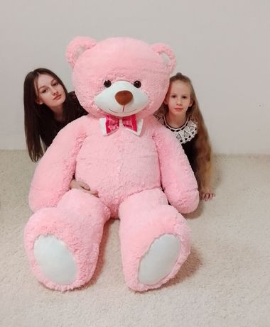 Плюшевый мишка 180 см розовый в Запорожье. Мягкая игрушка медведь