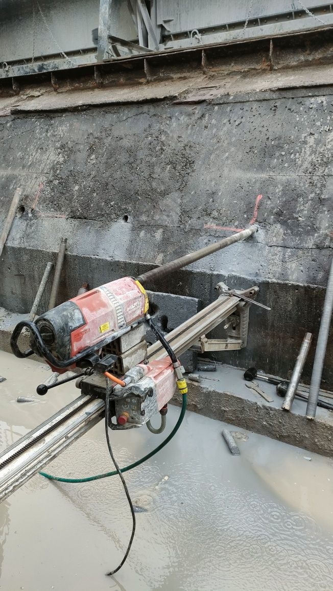 Technika diamentowa , cięcie  betonu , wiercenie  otworów w betonie