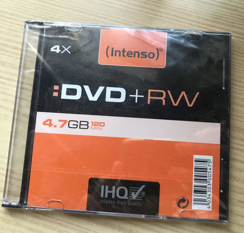 DVD + RW 4.7 GB Intenso